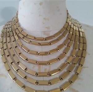 Kate Spade NY Gold Tone Strand Collar Necklace